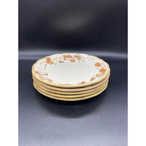 Vintage Metlox Poppytrail Autumn Berry Set of 5 Salad Plates Made in CALIF - Picture 2 of 6